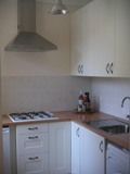 The newly renovated kitchen