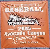 Click to see the 2005 Avocado League Champions Banner