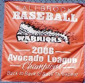 Click to see the 2006 Avocado League Champions Banner