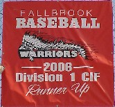 Click to see the 2006 CIF Runner-Up Banner