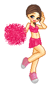 Another fancy-dress doll, this time of a cheerleader.