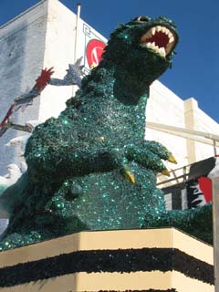 The Godzilla float