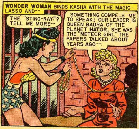 wonderwoman magic lasso comic