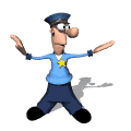 Gil simbolizando policias, indo para site EDEUS