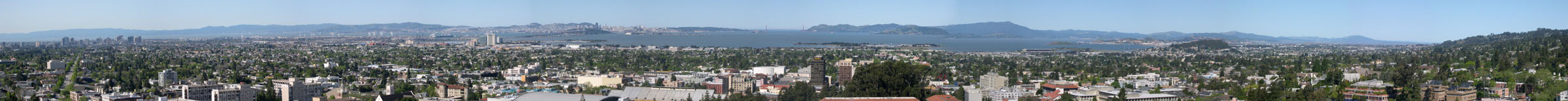 North View From Sather Tower, By Gordon Mei, April 22, 2004
