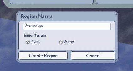 New region name