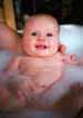 Lucie, 4 months: I love my bath time!