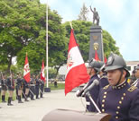 Monumento al Inspector de Guardias GC Mariano Santos Mateo, el Valiente de Tarapac, en San Borja, Lima, Per