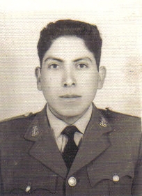 Guardia GC Digenes Valderrama Bravo segn una foto tomada entre 1962 - 1965