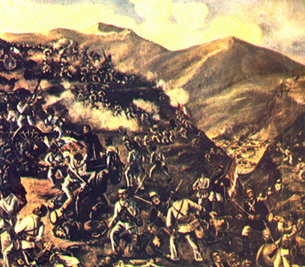 Batalla de Tarapac - Cuadro de Aguirre Jaramillo (1926)
