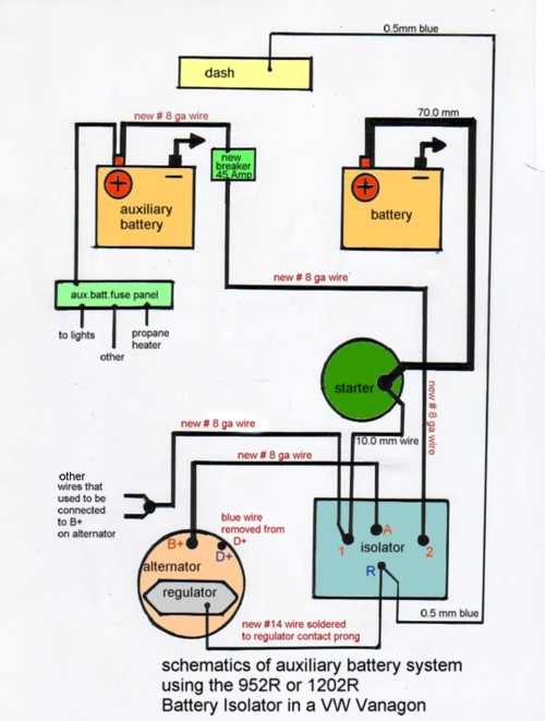 diode battery isolator relay