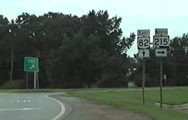US 82 at AL 215