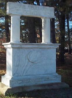 Marble marker on Pickens Co. 30