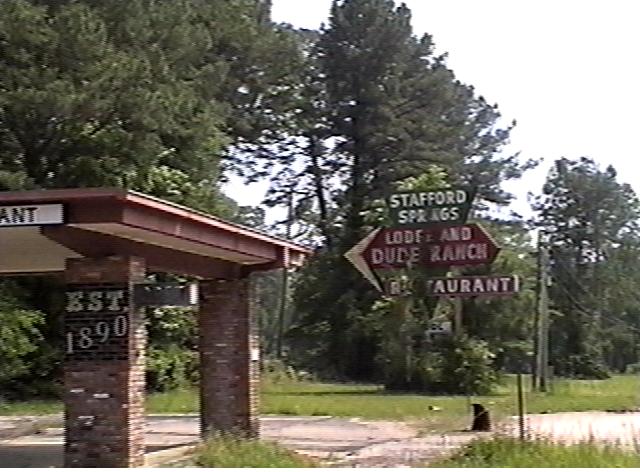 A wide view of the sign