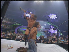 After winning the match HBK is attacked by HHH & his sledgehammer