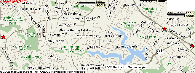 Falls Church by Mapquest