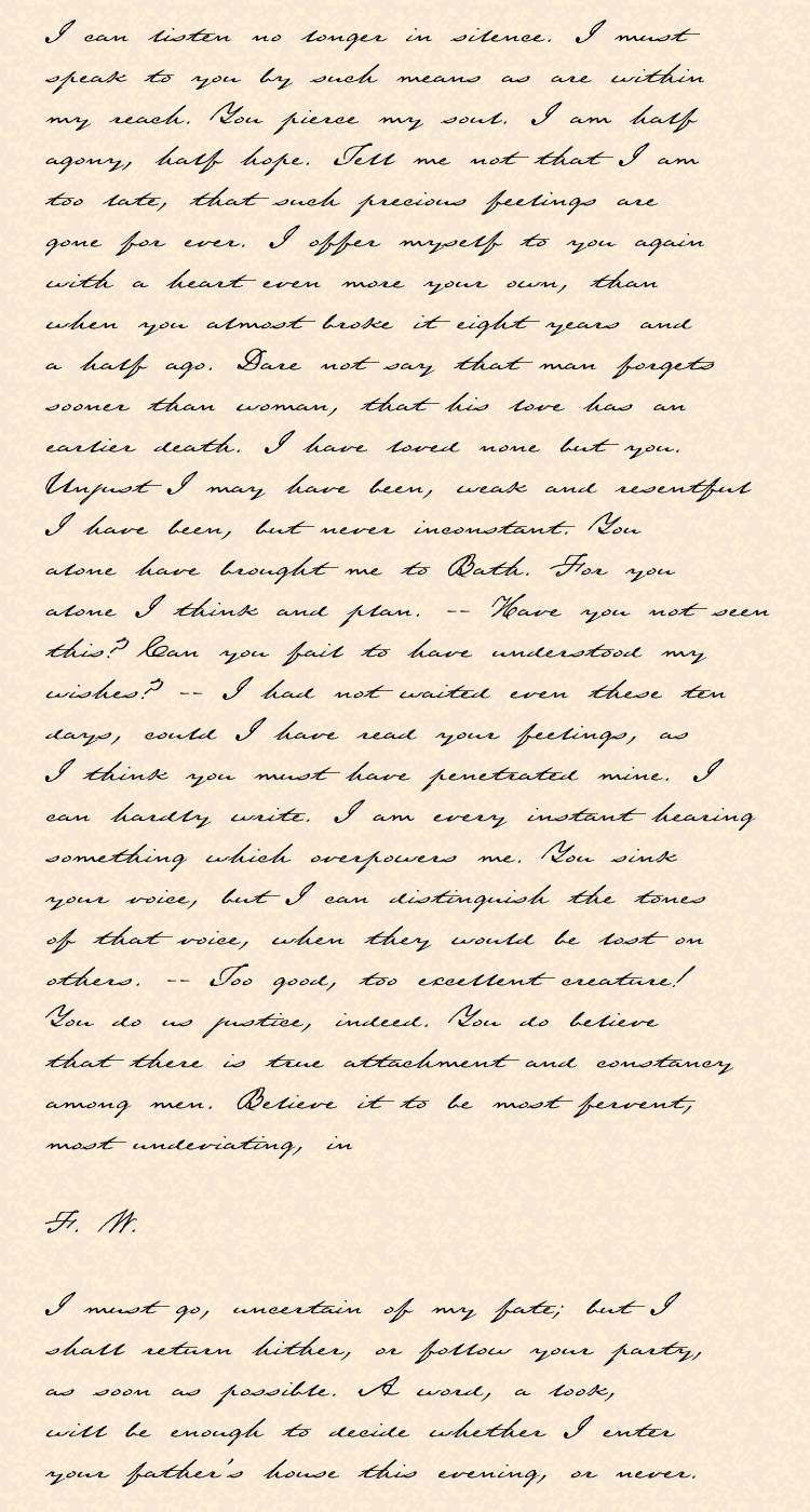 The Letter; text version available