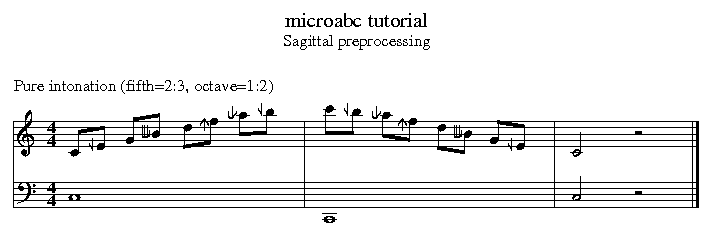 A Sagittal score example