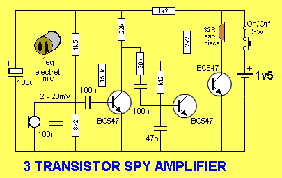 hearing aid circuit diagram