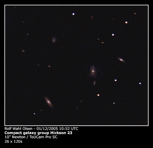 Compact galaxy group Hickson 23