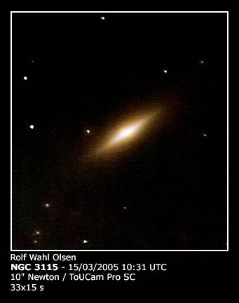 Spindle Galaxy (NGC3115)