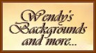 Wendy's Backgrounds and More Logo