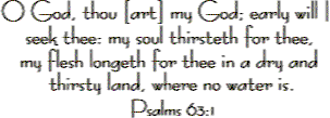 Psalm 63:1