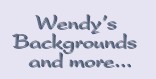 Wendy's Backgrounds and More Logo