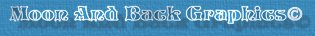 Moon and Back Graphics Logo