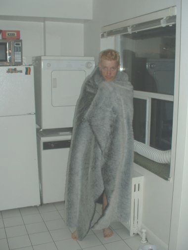 Me wearing a rug!!!