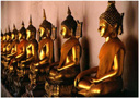 Buddhafigures in Wat Po.