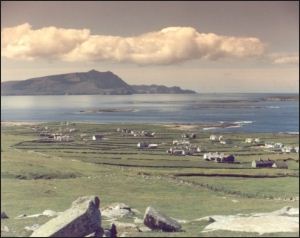 Achill Head and the islands including dubh oilean mor