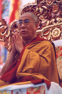 H.H. the Dalai Lama, Tenzin Gyatso. Picture taken by an Indian photographer.