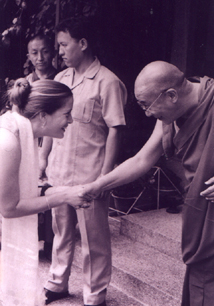Me with H.H. the Dalai Lama in Dharamsala