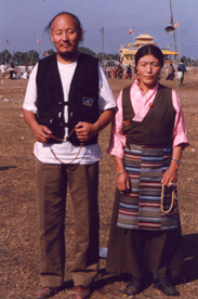 My Tibetan parents. Pala and Amala.
