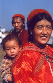 Family from Arunachal Pradesh in the Kalachakra