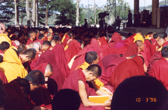 teachings by H.H. the Dalai Lama in Dharamsala