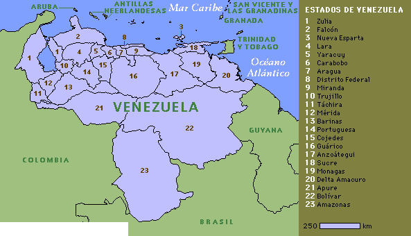 Mapa Politico De La Republica Bolivariana De Venezuela Imagui 0943