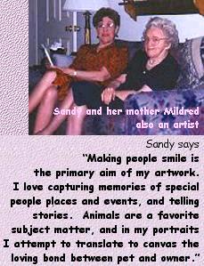 Sandra and mother Mildred