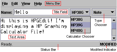 HPGEdit Main Window