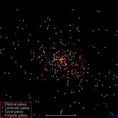 Um Mapa do Aglomerado de Coma