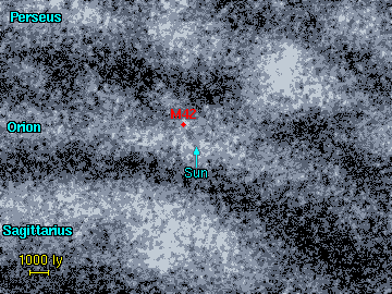 Localiza��o da Nebulosa de �rion