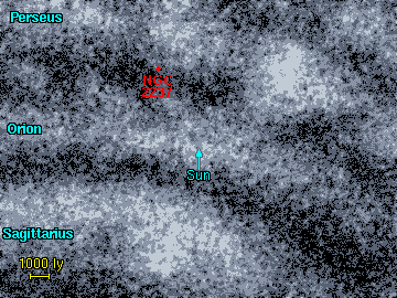 Localiza��o da Nebulosa Roseta