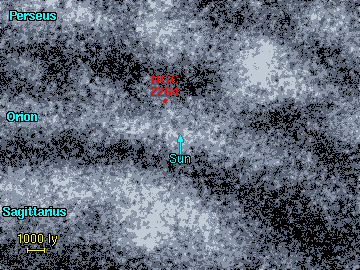 Localiza��o da Nebulosa Cone
