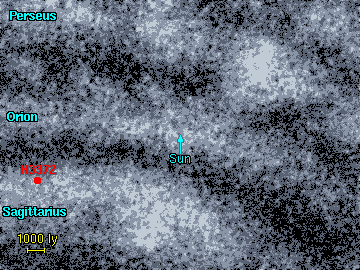 Localiza��o da Nebulosa Eta Carinae