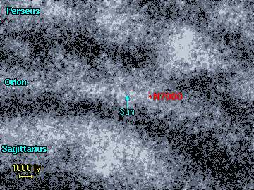 Localiza��o da Nebulosa Am�rica do Norte