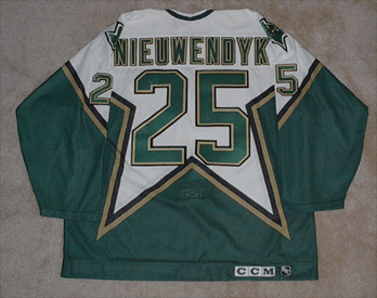 dallas stars game worn jersey