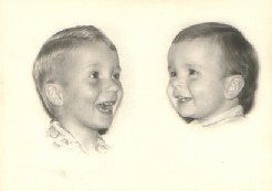 Danny en Ron (4 en 1 jaar oud)