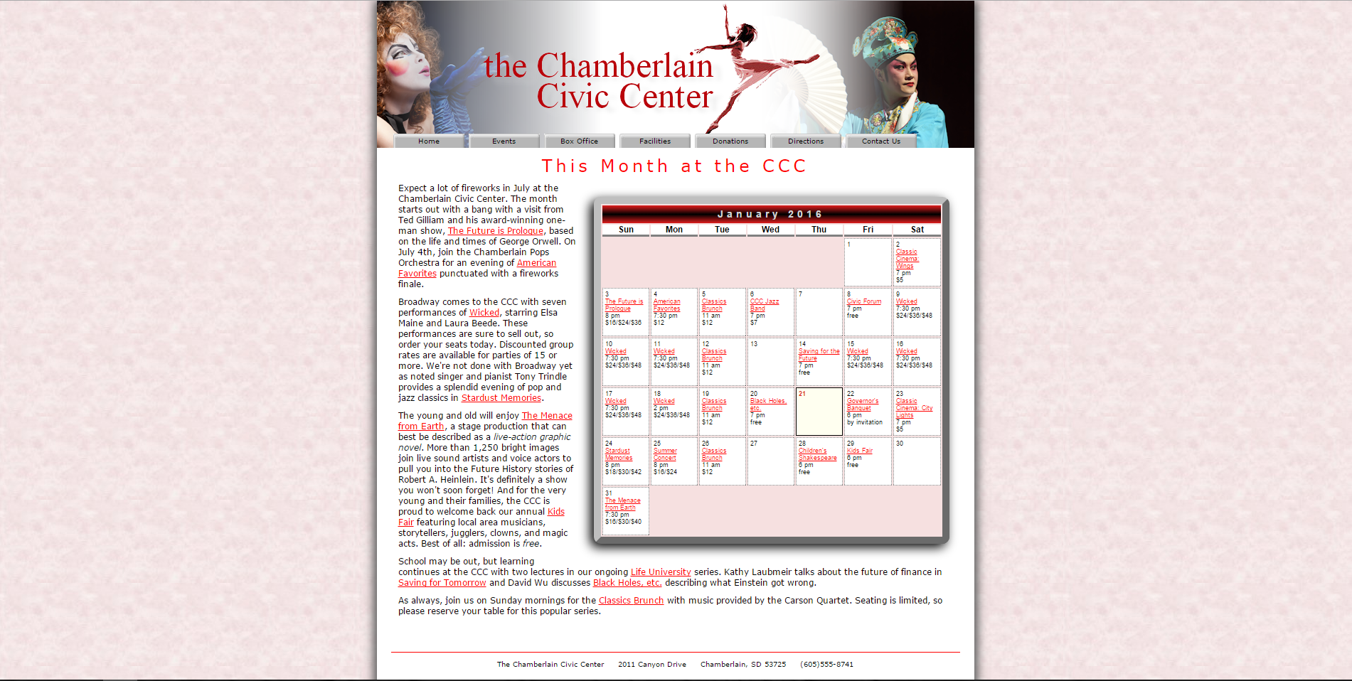 Chamberlain Civic Center