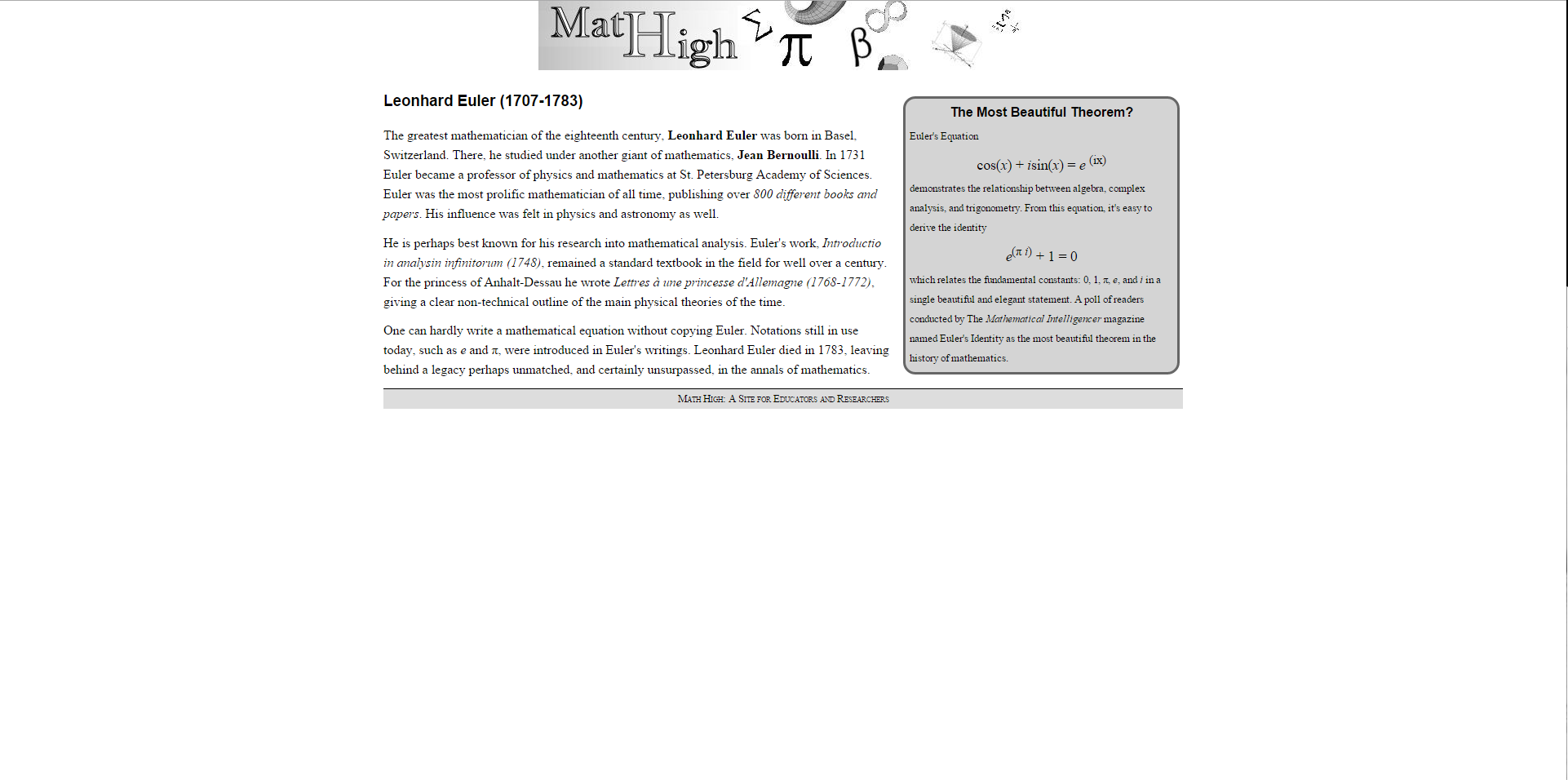 Math High